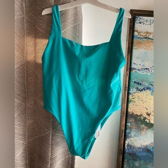 Jolyn Nova Scotia One piece Swimsuit Size XL  Mint Green Deep Back NWT - Picture 5 of 16